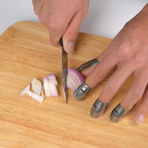 4 Stück Fingerschutz Anti Cut für Küchenschutz Schneiden - Bild 8 von 12