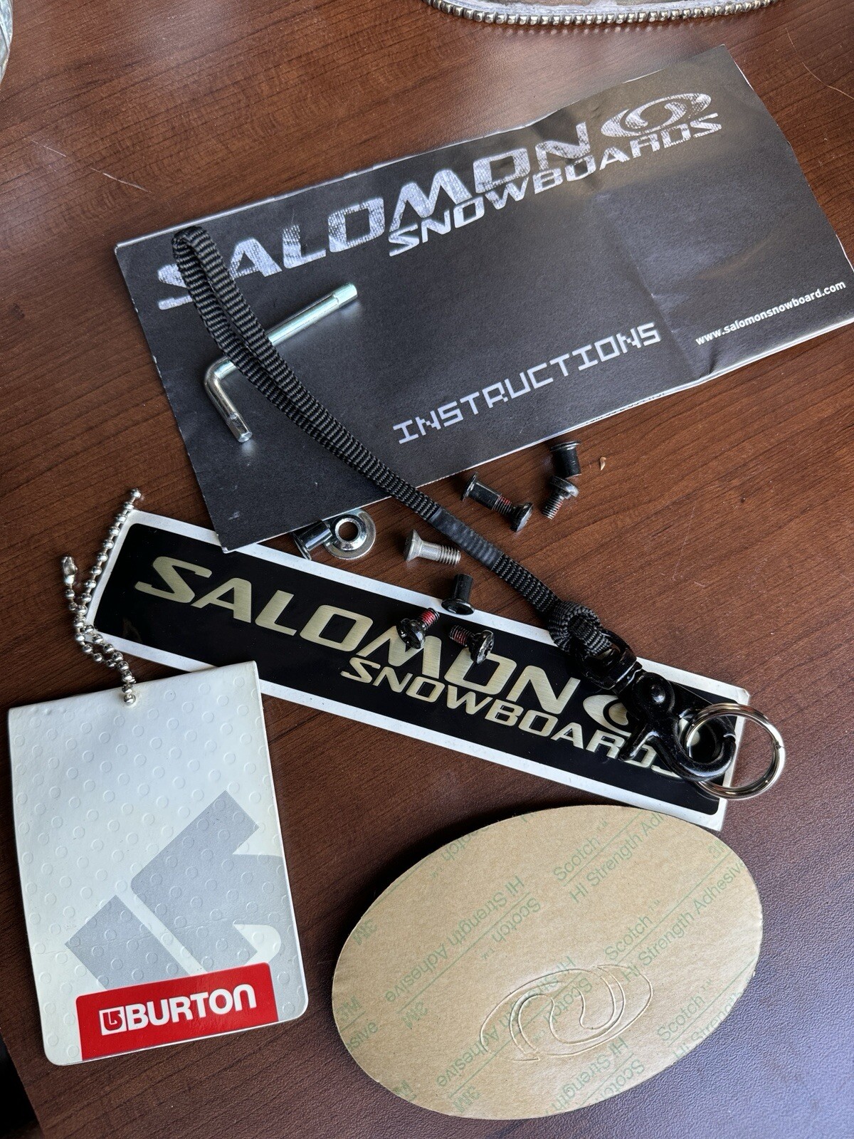 Salomon Adesivo e Hardware da Snowboard