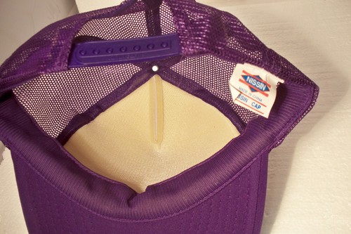 Mount Rushmore Foam Mesh Trucker Snapback Hat Nissin Purple White SD - Picture 7 of 7