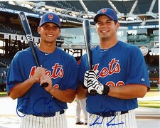 KEVIN PLAWECKI GAVIN CECCHINI SIGNED 8X10 PHOTO METS COA