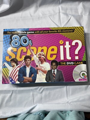 80's Scene It The DVD Game SEALED Mattel ScreenLife 2009 Pop Trivia