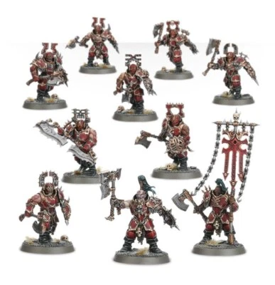 GAMES WORKSHOP 10x Blood Warriors - Blades of Khorne - Age of Sigmar