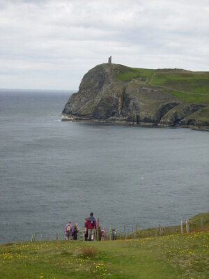 Foto 6x4 Bradda Kopf vom Küstenweg über Port Erin gesehen um 2007