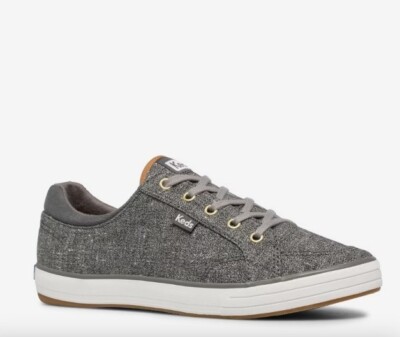 New! KEDS Women's Size 6 Center 2 II Sneaker Gray Tennis