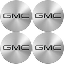 4pcs 83mm Polished W Black Logo Wheel Center Caps Gmc Sierra Yukon Denali 4pcs 83mm Polished W Black Logo Wheel Center Caps Gmc Sierra Yukon Denali