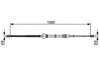 Bosch Handbremsseil L/R FüR Cordoba Ibiza 3 Fabia Praktik 2 FOX Polo 4 Vivo