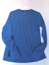 SPYDER Active Women Med Long Sleeve Pullover Activewear Pocket Shirt Thumb Hole