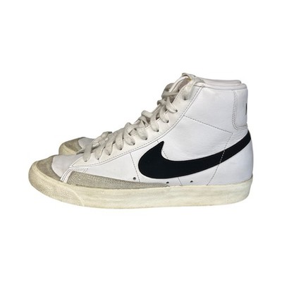 Nike Blazer Mid  77 Vintage White Black High Top Sneakers Men s 9.5 BQ6806