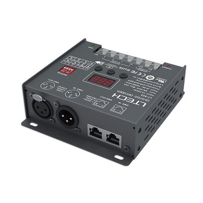 LTECH LT-905 DMX512 DECODER, 5-CHANNEL, 25 amp max