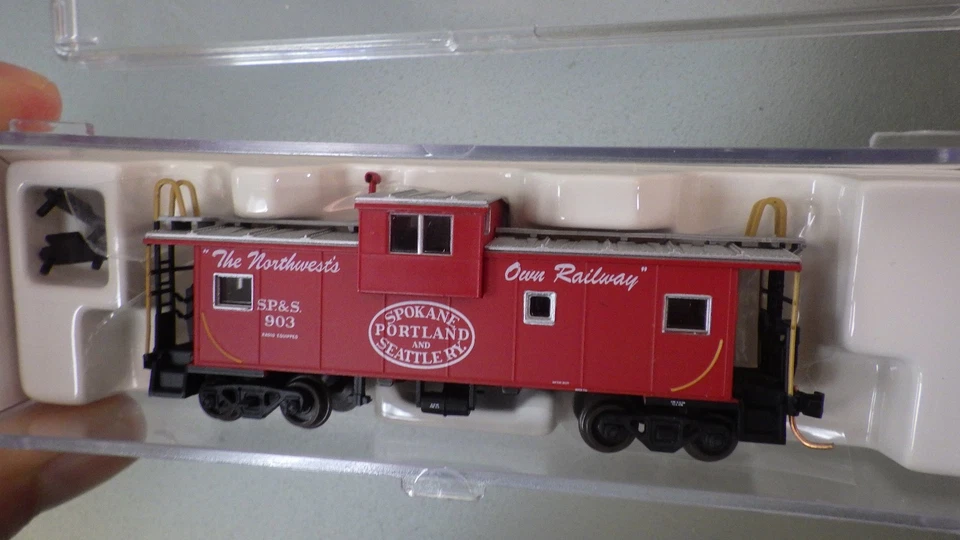 N-Atlas EV Caboose #903 Car Spokane Portland & Seattle SP&S in Box * MTL's New - Image 3 of 4