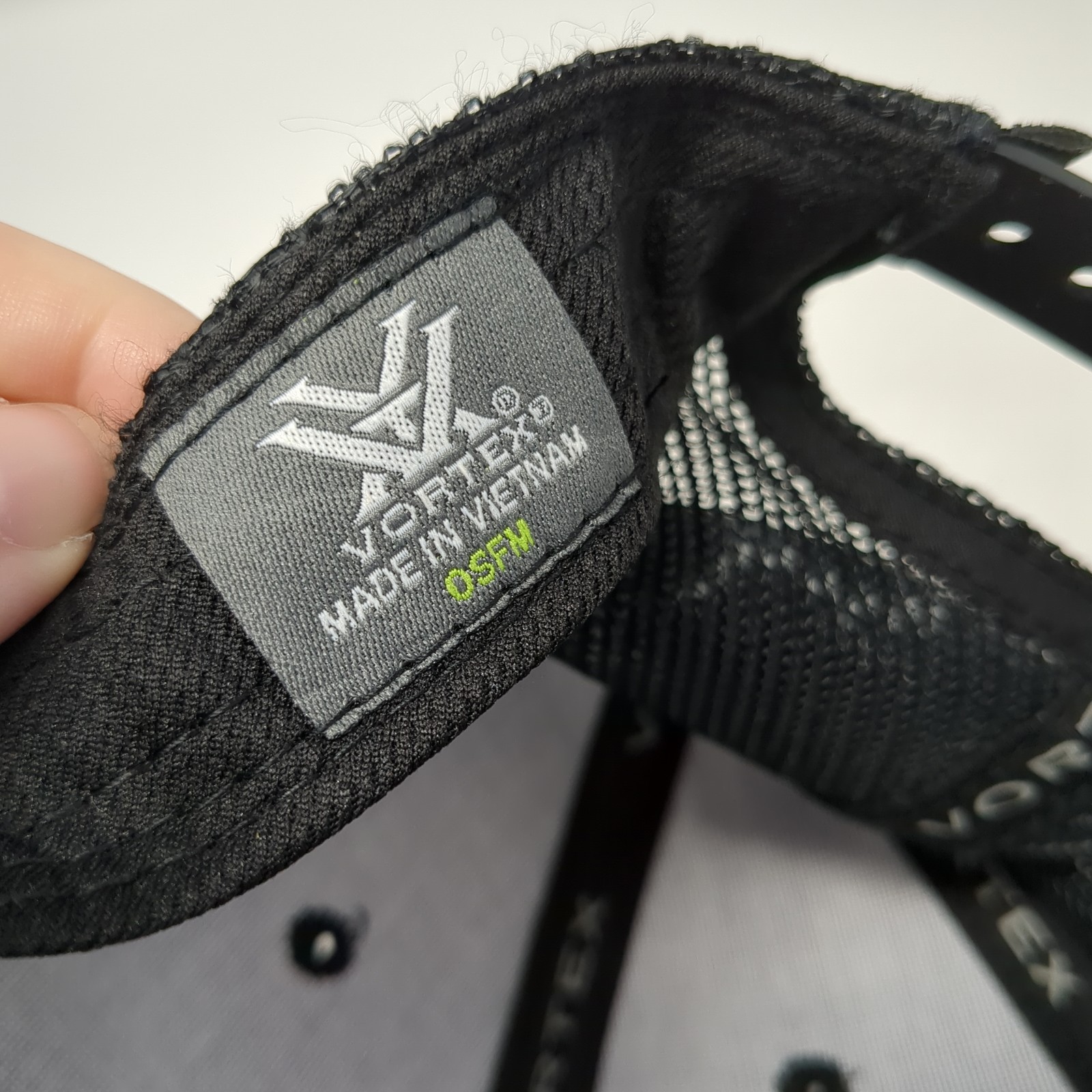 Vortex Logo Patch Snapback Mesh Back Trucker Hat … - image 9