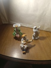 Vintage Lot of 3 Miniature Figurines Figures Marked Occupied Japan