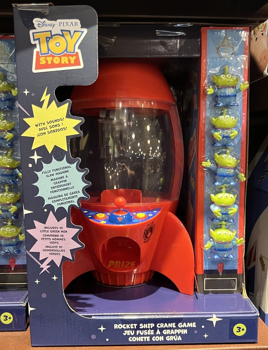 Disney Parks 2026 Toy Story Alien Space Crane Claw Machine Pizza