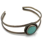 Southwest Sterling Turquoise Hand Stamped 6-6.25" Cuff Bracelet Lot of 4#S5582-5 — photo 8
