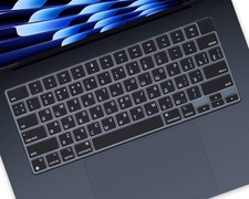 Russian Language Keyboard Cover Skin Compatible for 2025-2022 Macbook Air 15.3 I