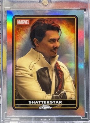 Shatterstar 2025 Topps Chrome Marvel Deadpool Gem Mint Refractor Card #44