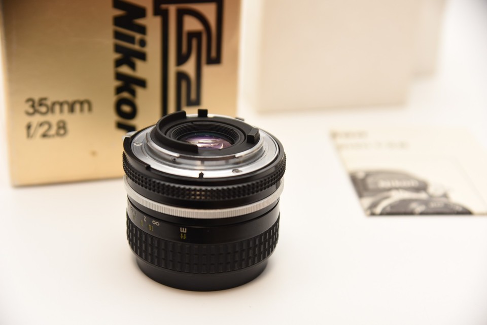 [TOP MINT in Box] Nikon Nikkor AIS 35mm f/2.8 Wide-angle Lens From ...