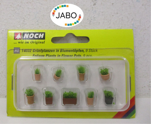 (i5/19) TODAVÍA H0 14032 plantas verdes en macetas NUEVO / EMBALAJE ORIGINAL | Zustand: Neu