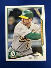 ⭐ 2014 Topps Gold Parallel Baseball Card - Oakland Athletics Nick Punto # US-75⭐