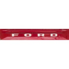White Ford Styleside Tailgate Letters Decal F-100 1973-1979