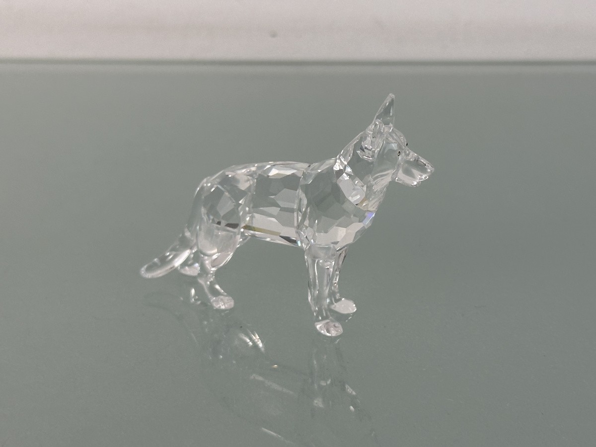 Swarovski Figurine 235484 German Shepherd 8cm. - Excellent