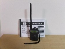 Standard C701 Handheld Transceiver 144/430/1200 Mhz Dual Band Ham Radio As-is