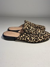 Caslon Women’s Leopard Print Calf Hair Slip On Shoes