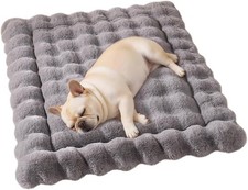 Cat  Dog Bed Mat, Soft Plush Faux Fur Kneading Pet Bed for 2 Cats or