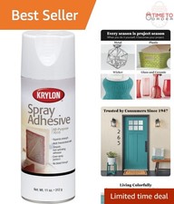 All-Purpose Spray Adhesive Synthetic Resin 11 Oz for Crafts Art Fabric Wall Art