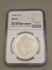 1904-O Morgan Silver Dollar $1 NGC MS 63