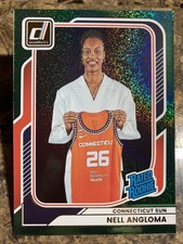 2026 Panini Donruss WNBA Green Shimmer Nell Angloma Rated Rookie #96 Sun