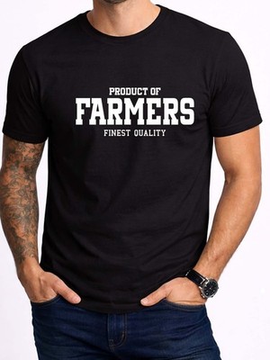 Product Of Farmers Herren T-Shirt schwarz Geburtstag Geschenk Local