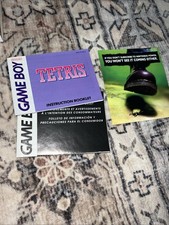 Tetris Players Choice Game Boy Game Box with Instructions Insert And RARE POSTER