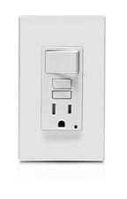Leviton GFCI Switch Outlet Combo, 15 Amp, Self Test, Tamper-Resistant with LE...