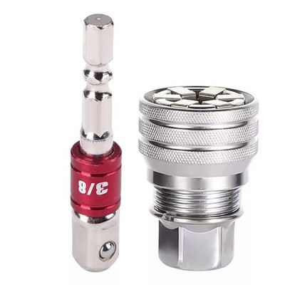 Multi Function Ratchet Wrench with Adjustable Socket and Extension Bar