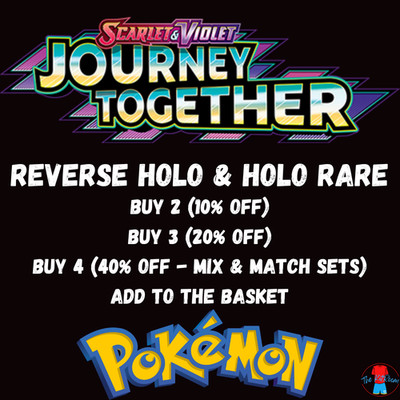Pokémon GEMEINSAME REISE - REVERSE HOLO & HOLO RARE KARTEN - MIX AND MATCH SETS