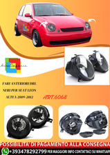 ???? ART.6068 Scheinwerfer Vorne Schwarze für VW Lupo 1998-2005 ????