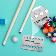 Cue Tip Gauge Pool Cue Tip Size Checker Billiard Supplies Practical Birthday