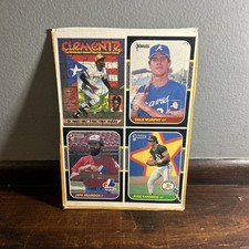 1987 Donruss Box Bottom Panel #PC10-12 - Clemente, Murphy, Reardon, & Canseco