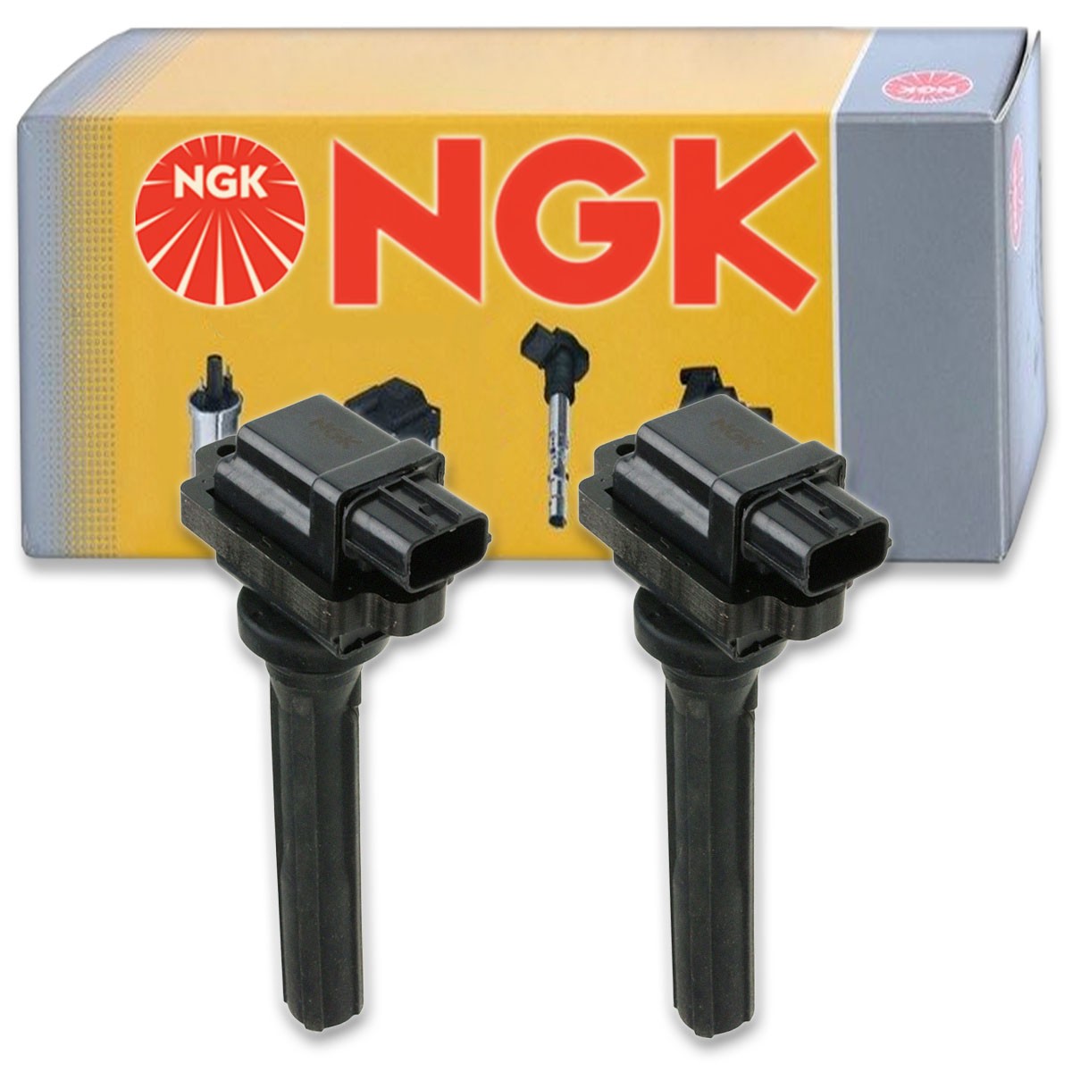 2 pc NGK 48990 U5092 Ignition Coils for UF547 UF237T UF237 UF-547 UF-237 wd