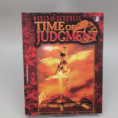 World Of Darkness Time Of Judgment White Wolf HC Red 2004 Canada RPG Game