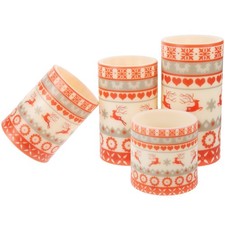  4 Pcs Led Candles Flickering Tealight Indoor Flameless Christmasled