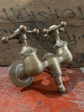 Antique Brass Faucet-J.D.Johnson Claw Foot Tub Plumbing Hardware