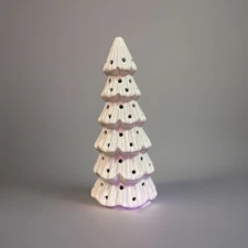 LED lighted Christmas tree tabletop decor