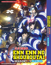 Enn Enn No Shouboutai Fire Force Season 1-3 English Dubbed