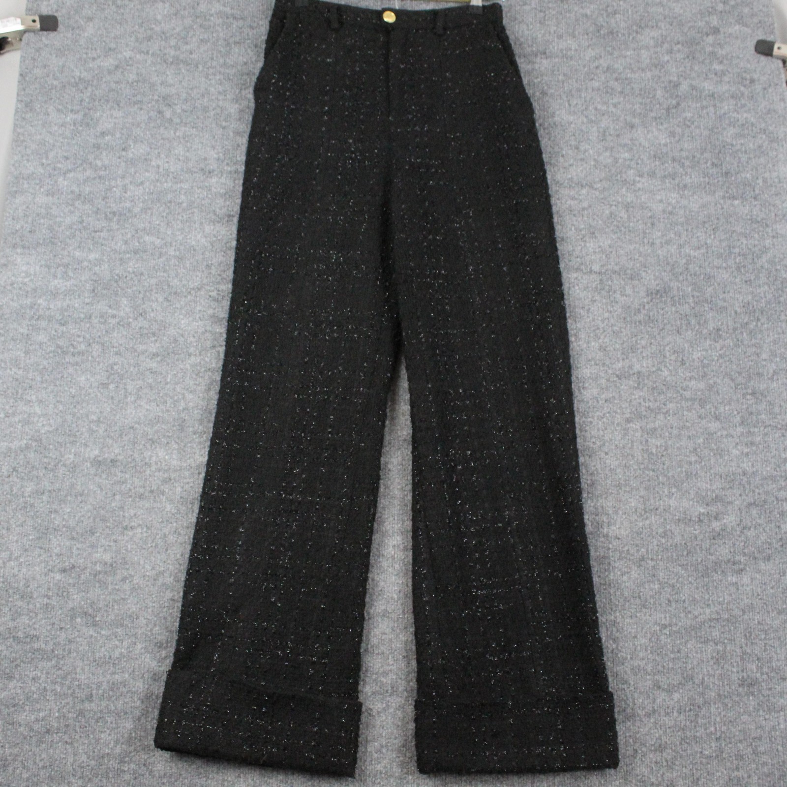 Revolve Assignment Pant Small Devon Tweed Black T… - image 1