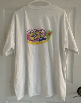 Vintage y2k Wrigley s Hubba Bubba Max Promo T Shirt Size XL
