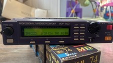 HHB MDP500 PortaDisc Portable Minidisc Recorder/Player XLR/USB w/case - Working