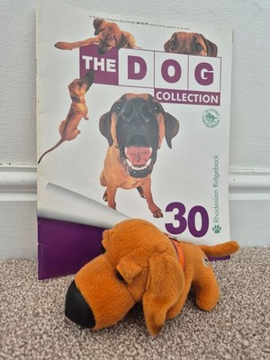 ORIGINAL THE DOG ARTLIST COLLECTION - RHODESIAN RIDGEBACK PLÜSCHTIER STOFFTIER + MAGAZIN