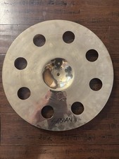 Sabian 18  Inch HHX O-Zone Crash Cymbal - Brilliant Finish - 2  Perforated Holes